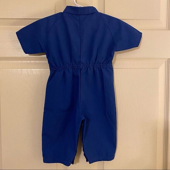 Vintage JCPenny Kids Blue Jumpsuit…Too Cute - Picture 4 of 6